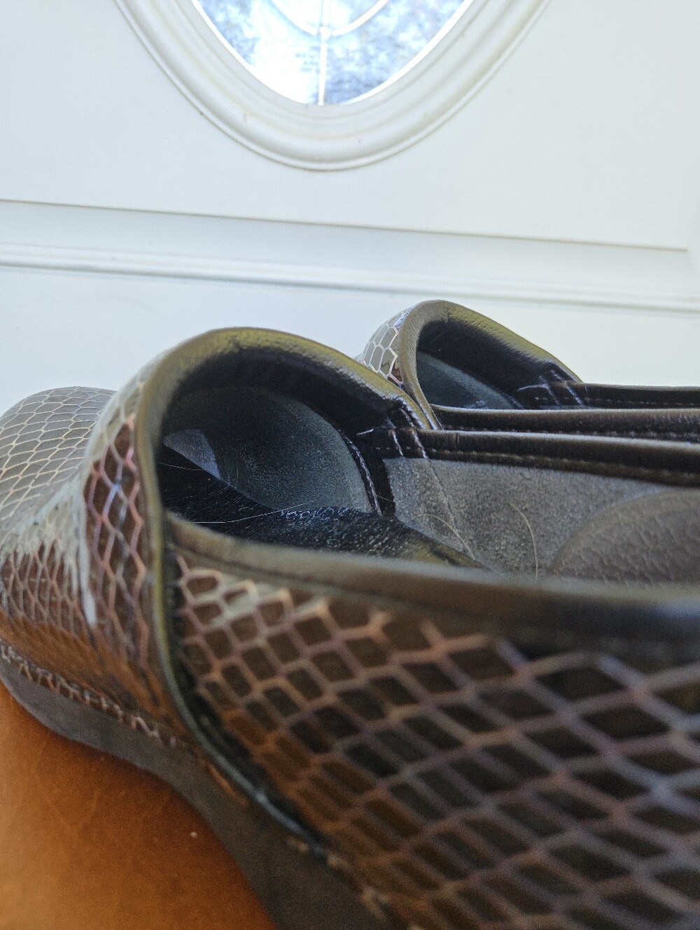 Dansko XP 2.0 Black Anaconda Nursing Clogs - Picture 7 of 7
